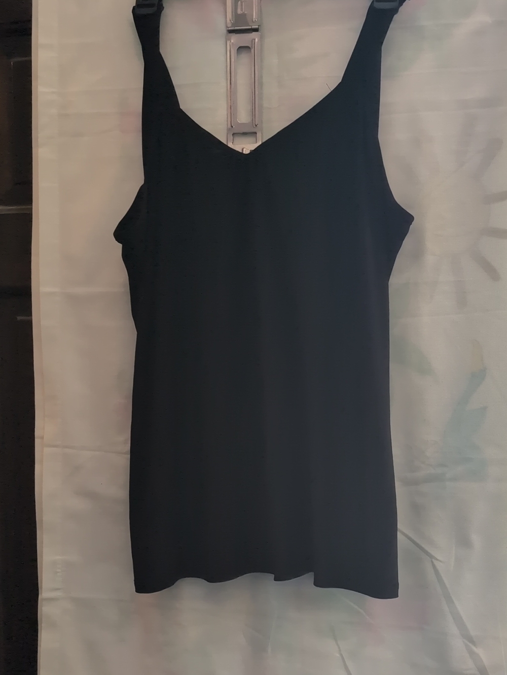 Black Women's V-Neck Tank Top